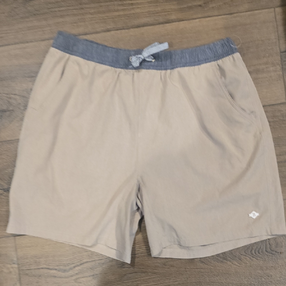 Burlebo Athletic Short - Heather Khaki - Venado Camo Liner Large
